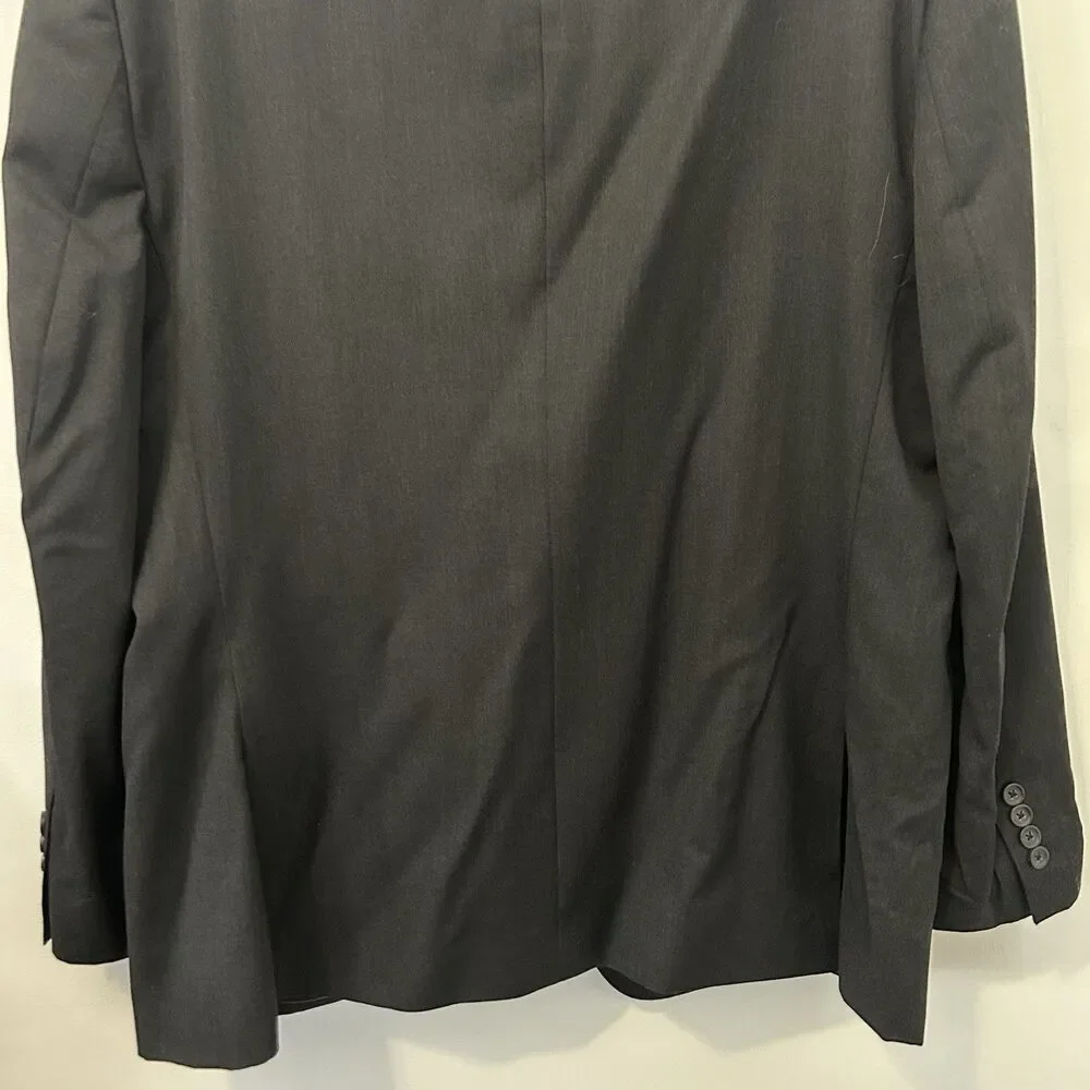 Pronto Uomo Platinum Blazer Mens 48R Gray Wool Suit Jacket Sport Coat Formal